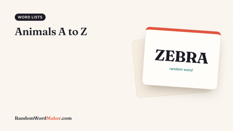 Animals A to Z: 217 Animal Names, With Fun Facts From the List